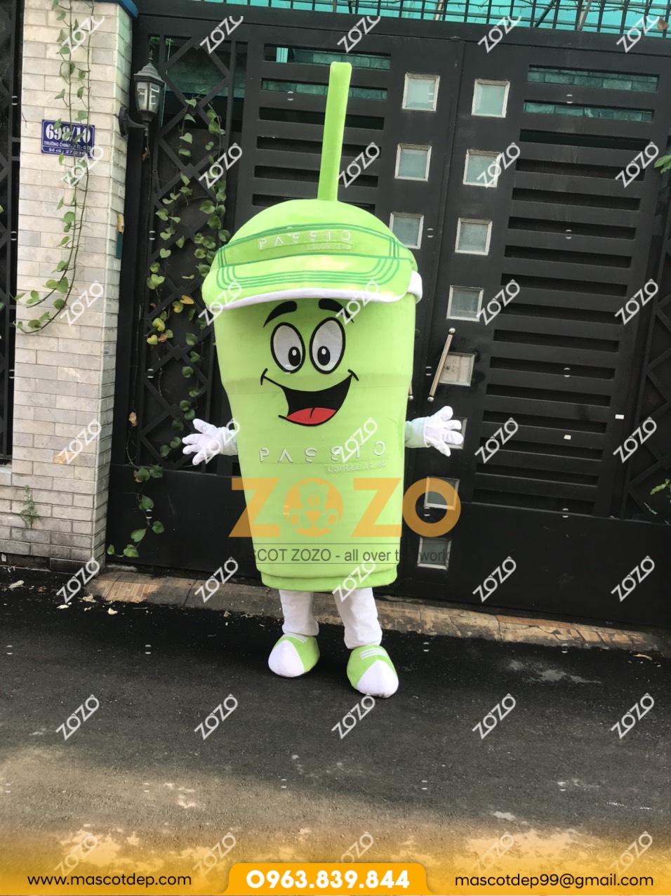 MASCOT LY COFFEE PASSIO - Mascot đẹp giá rẻ. May và cho thuê mascot