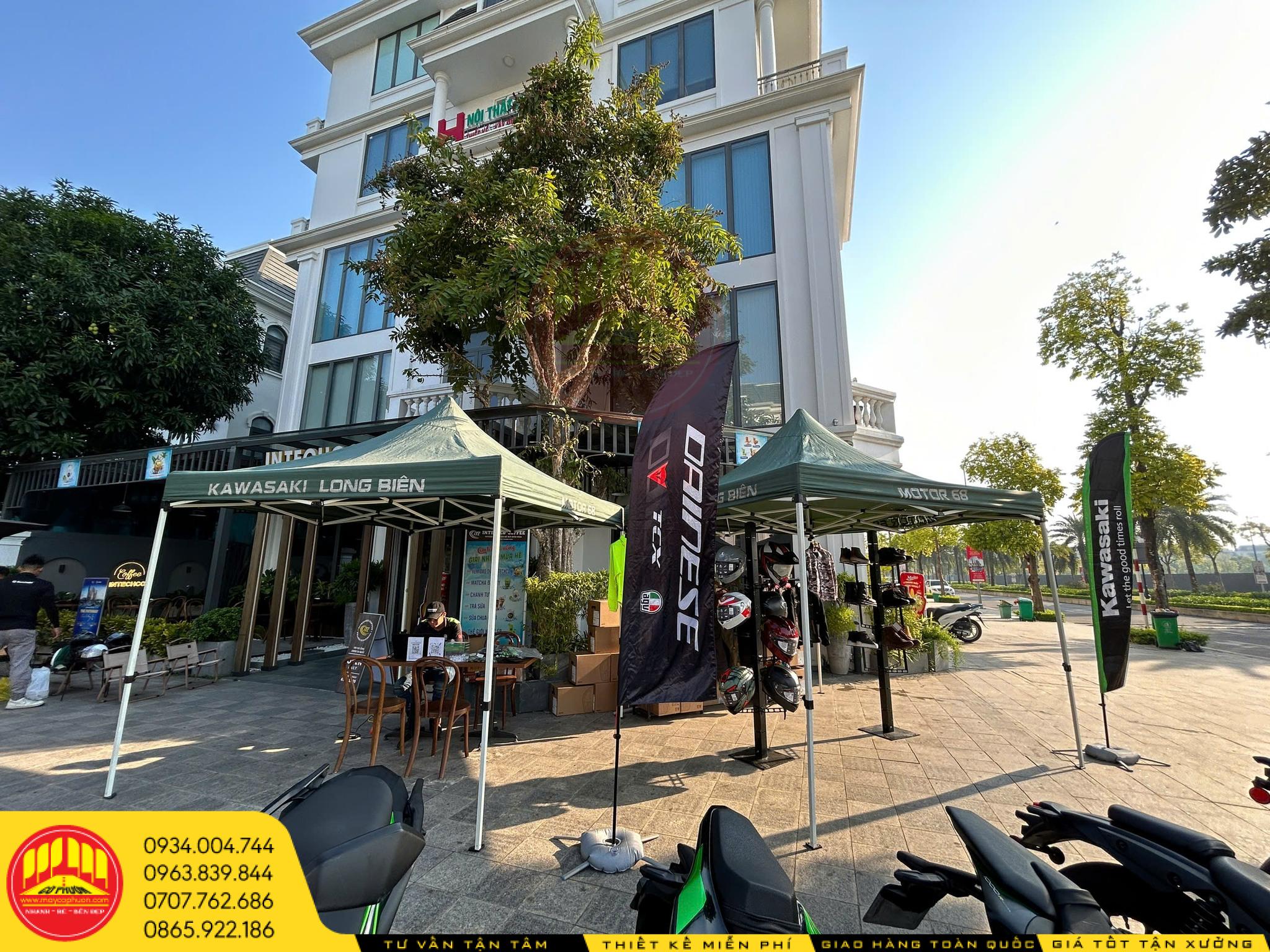 Cờ phướn cho Garage ô tô xe máy 3 Co phuon Quang cao 24