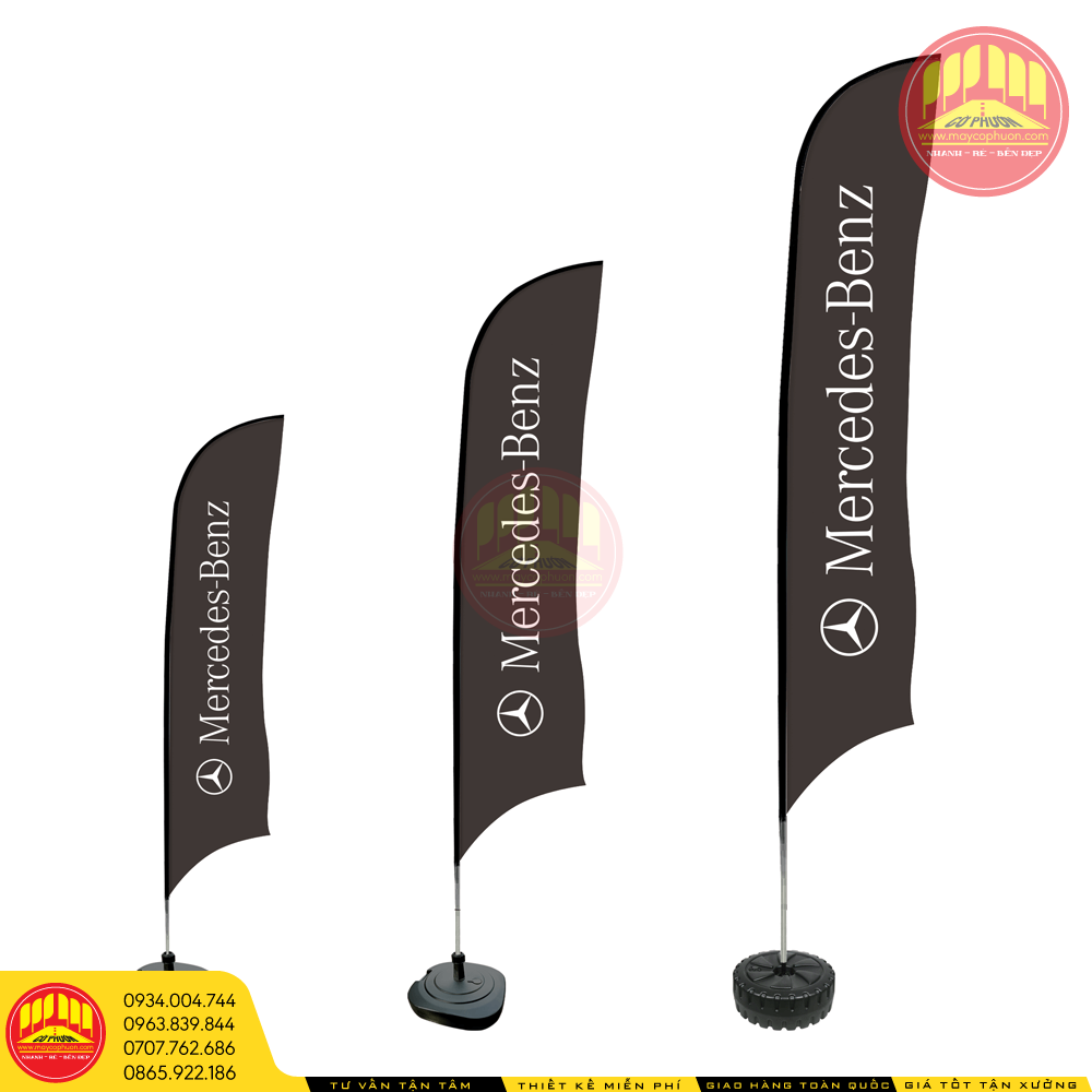 Cờ Phướn Bãi Biển Giá Rẻ 6 Chất lượng của cờ phướn giá rẻ được đảm bảo.