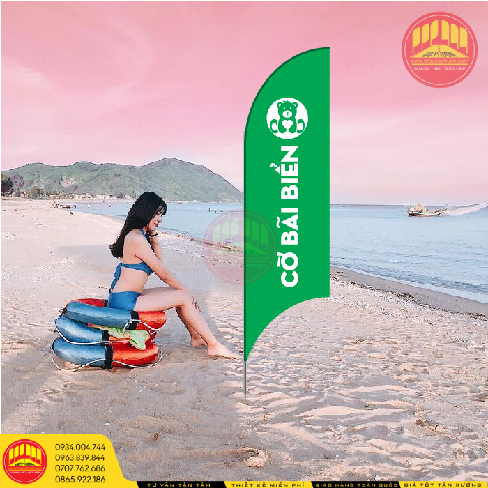 Cờ Phướn Bãi Biển Kích Thước Bao Nhiêu 1 co bai bien 05