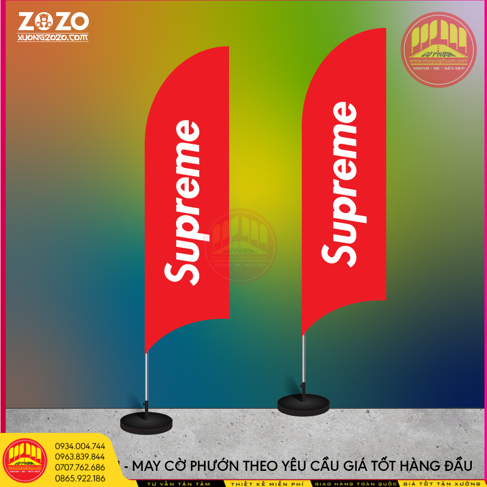 Cờ phướn quảng cáo tại Hà Nội 11 CO PHUON IN LOGO 01
