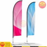 Cờ phướn in UV 5 Vải Polyester May Ra Các Mẫu Cờ Phướn.