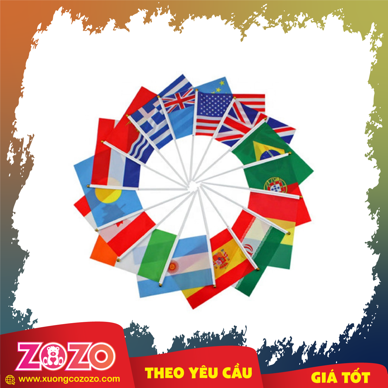 Cờ cầm tay các nước may sẵn 1 CO CAM TAY 02