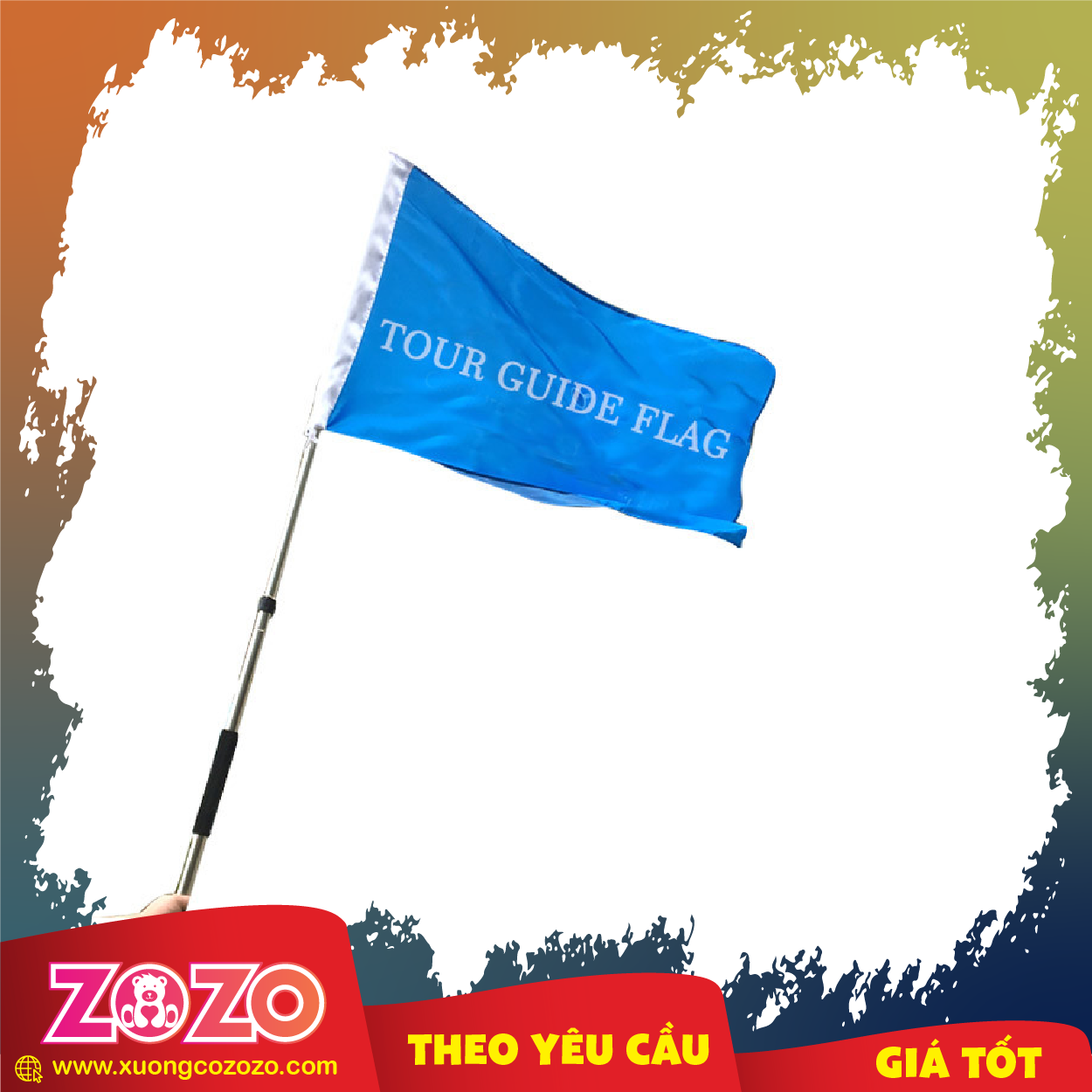 Cờ dẫn tour thiết kế chuyên nghiệp 1 Co dan tour 02