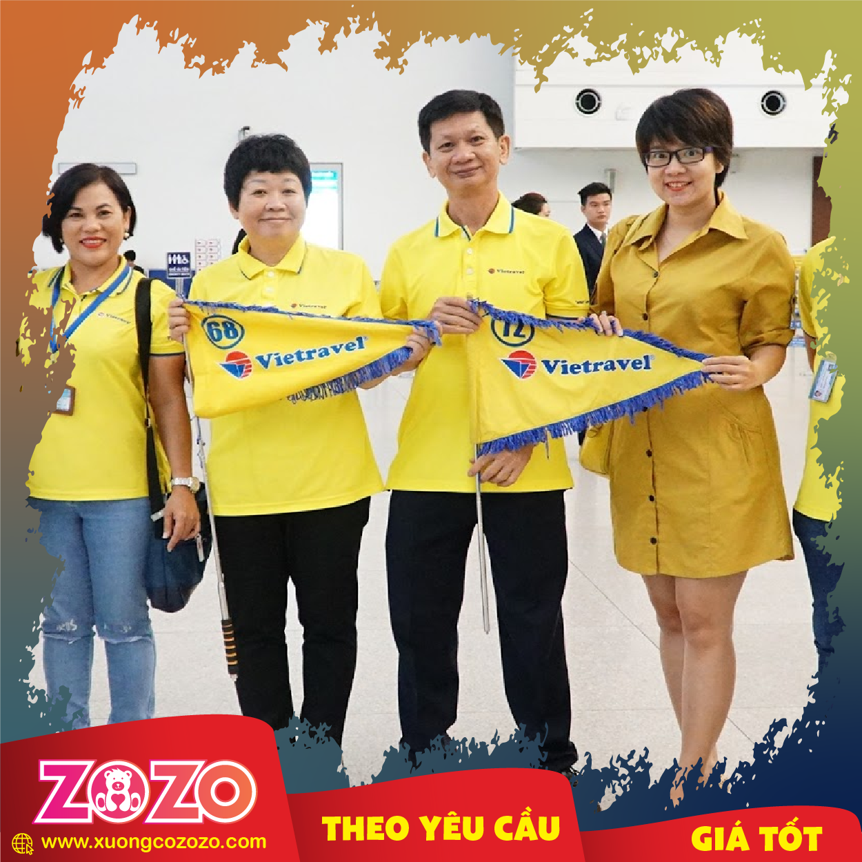 Cờ du lịch giá rẻ in ấn đẹp mắt 1 Co dan tour 06