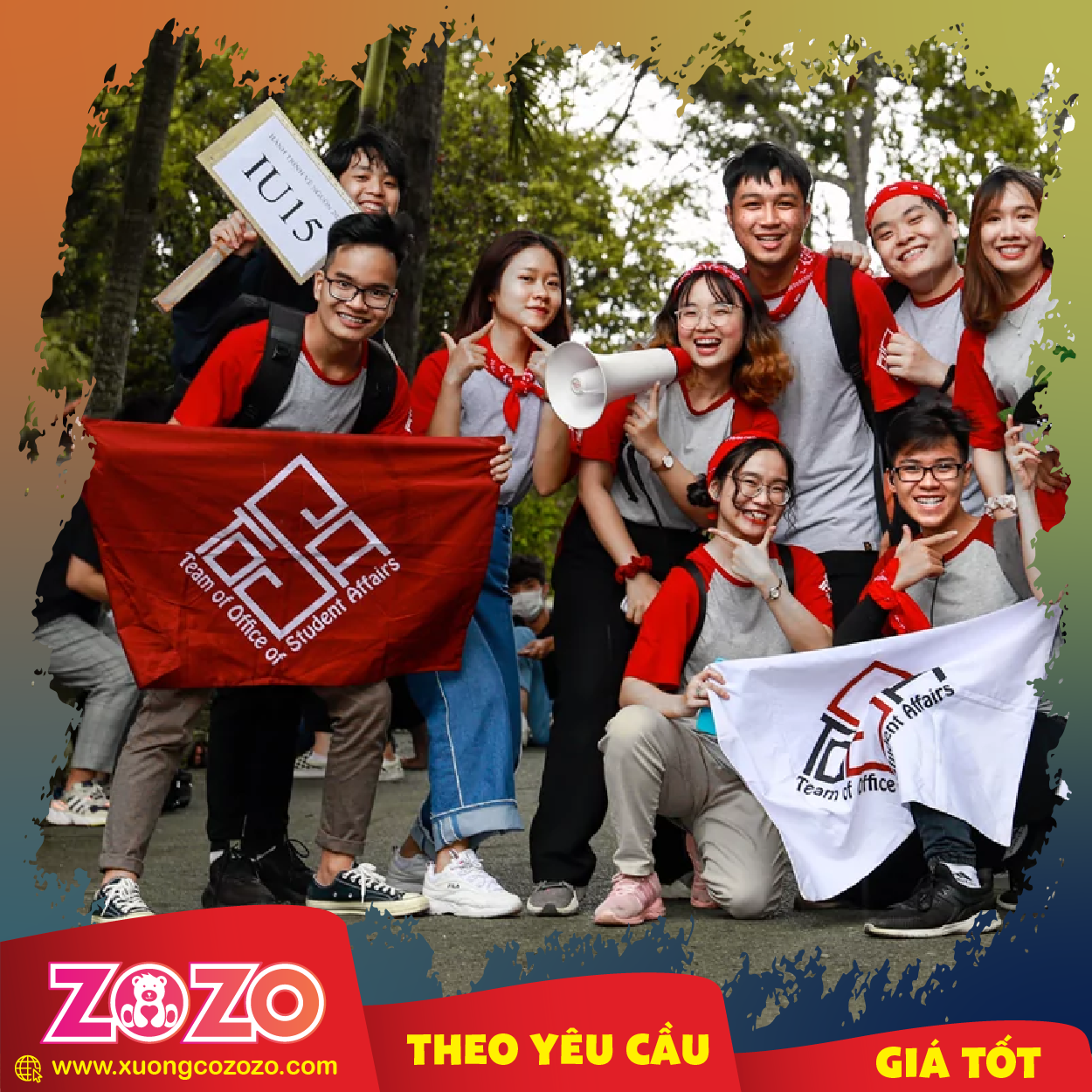 Cờ nhóm, Cờ lớp may sẵn giá rẻ 1 Co lop Co nhom 01