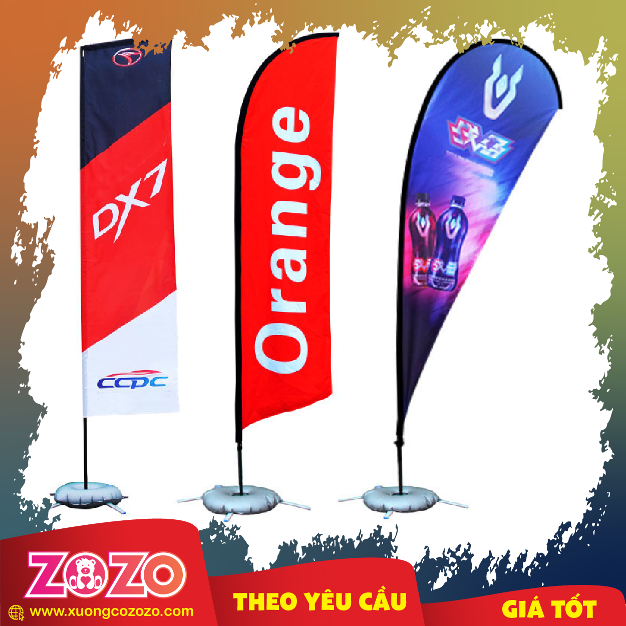 Cờ phướn chữ nhật may theo yêu cầu 1 Co phuon 05