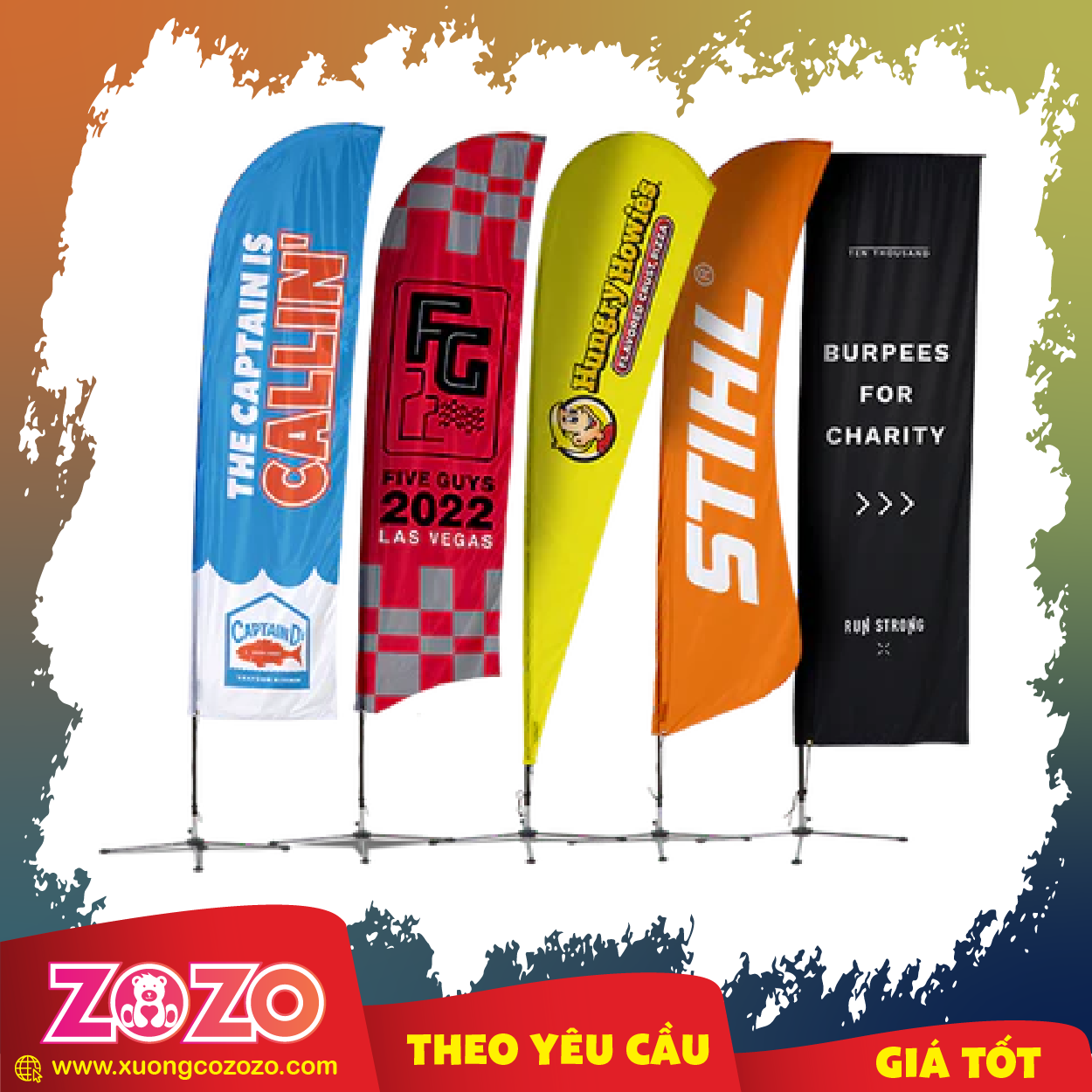 Cờ phướn giọt nước in ấn sắc nét 1 Co phuon quang cao 05