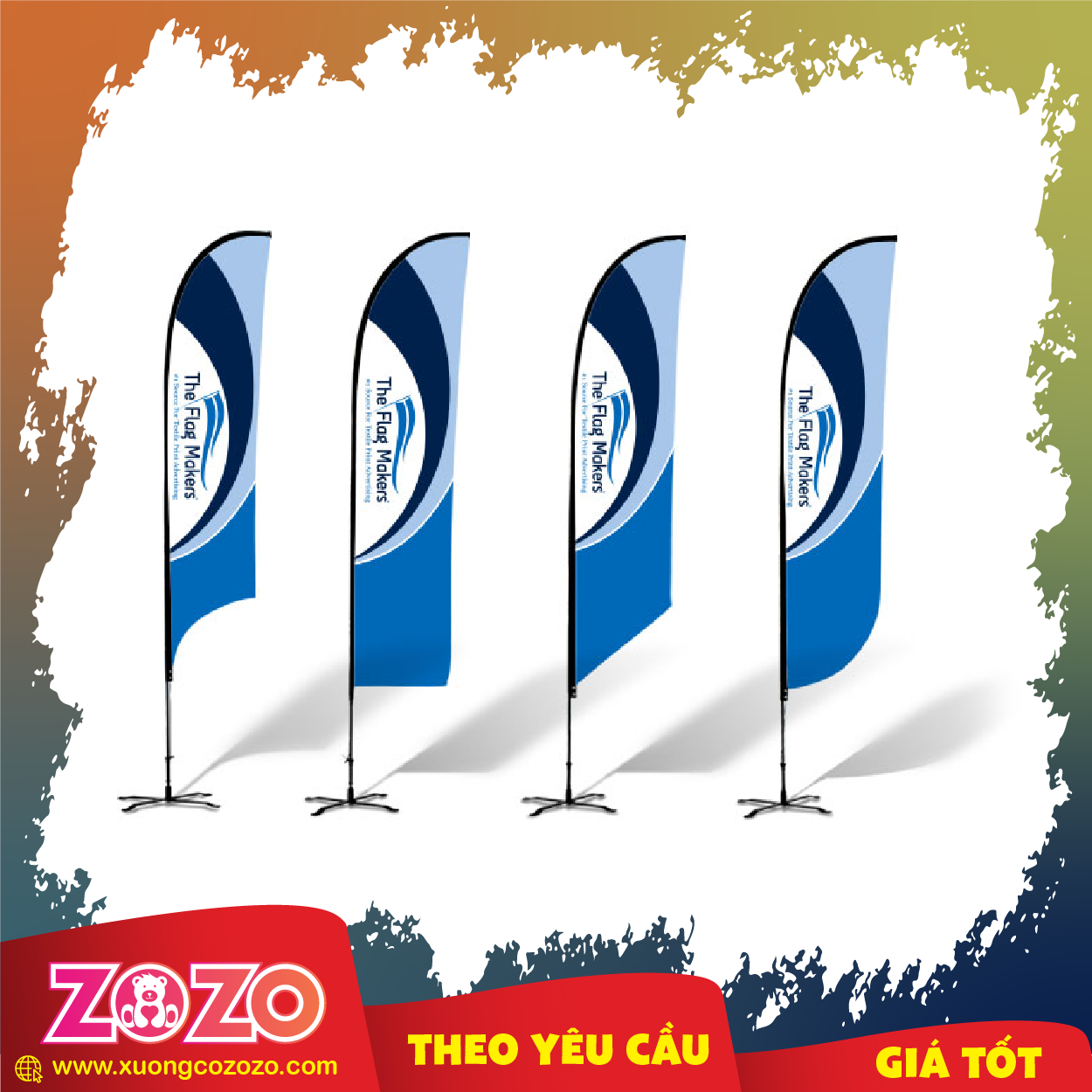 Cờ phướn giọt lệ thiết kế độc đáo 1 Co phuon quang cao 08