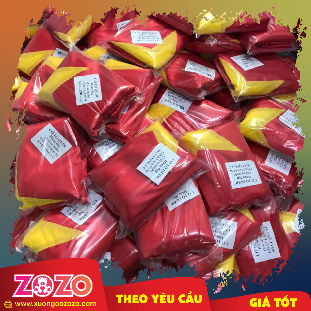 Cờ Việt Nam Giá Rẻ in ấn sắc nét 1 co to quoc 02