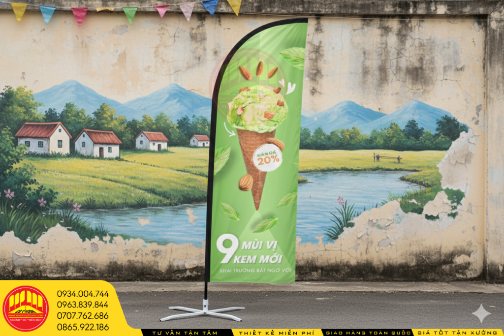 May cờ phướn cánh Buồm TP HCM