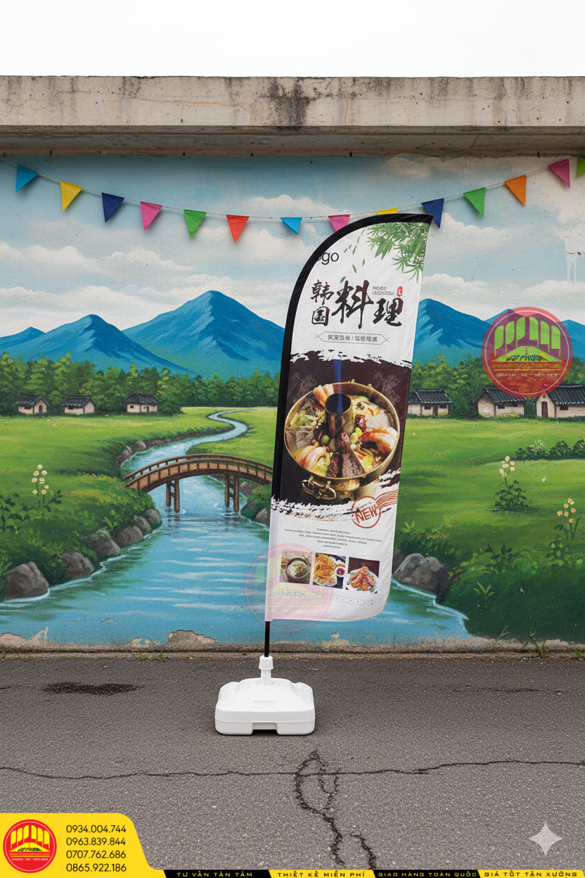 May cờ phướn cánh Buồm TP HCM