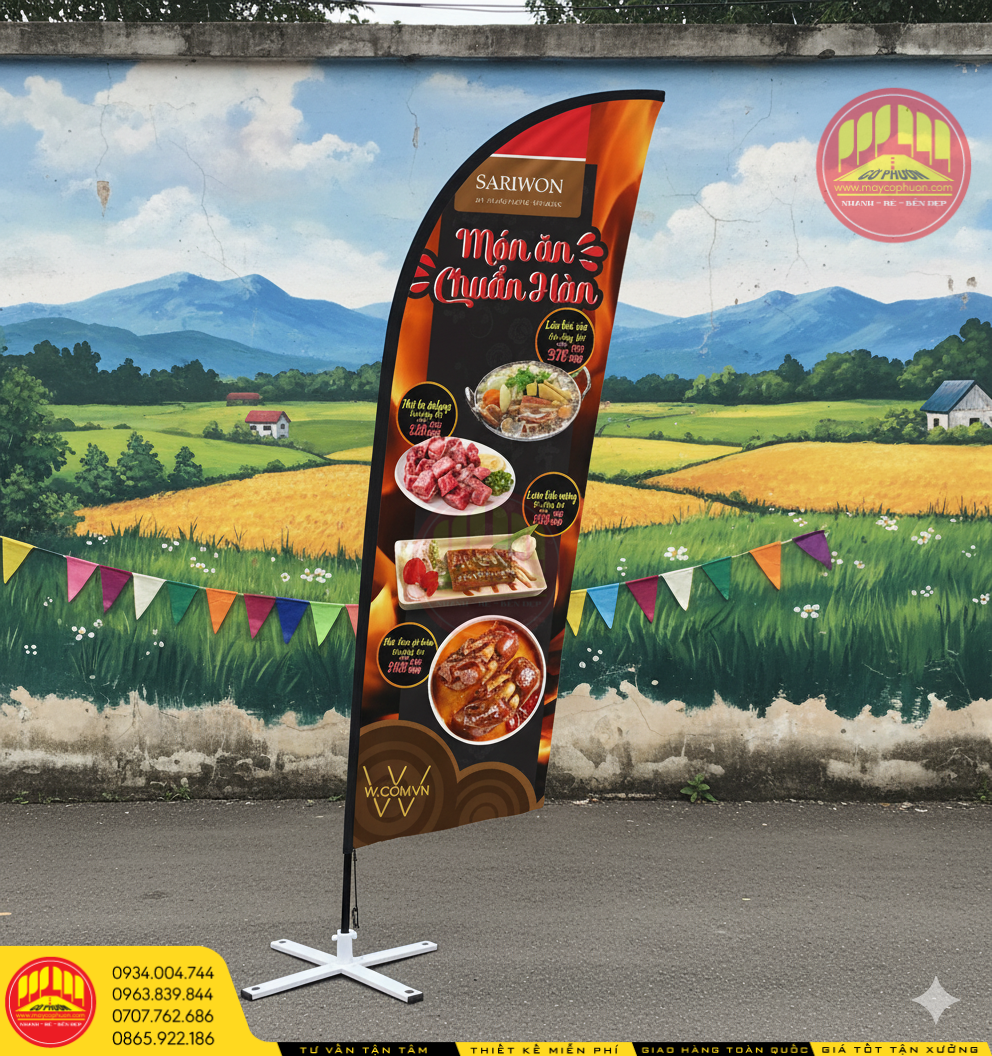 May cờ phướn cánh Buồm TP HCM