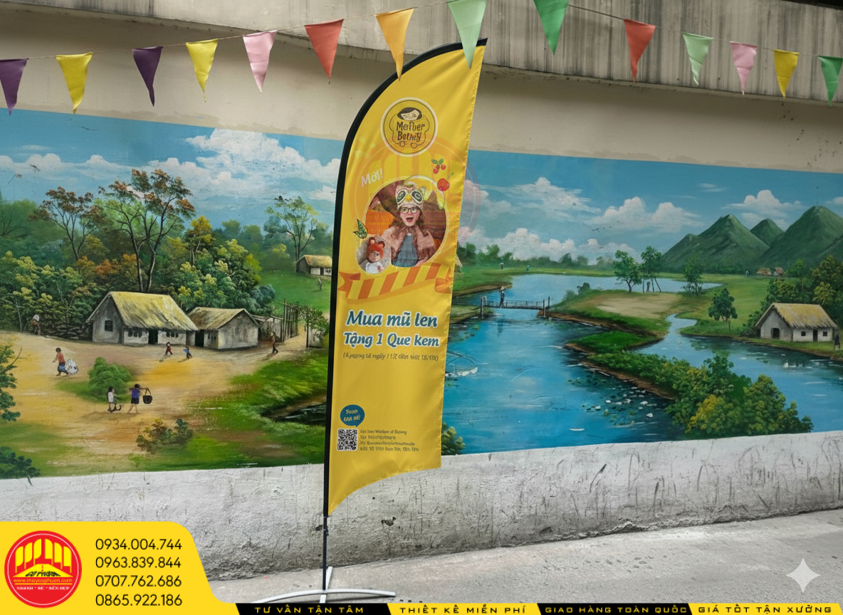 May cờ phướn cánh Buồm TP HCM