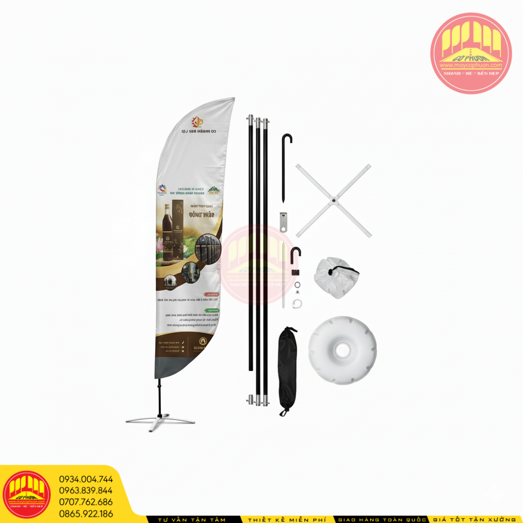 Cờ giọt nước Rượu Truyền Thống Đồng Tháp