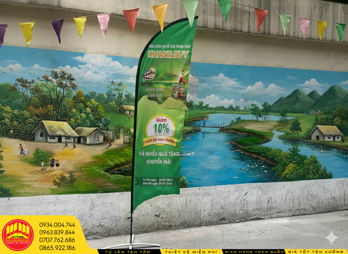 May cờ phướn cánh Buồm TP HCM