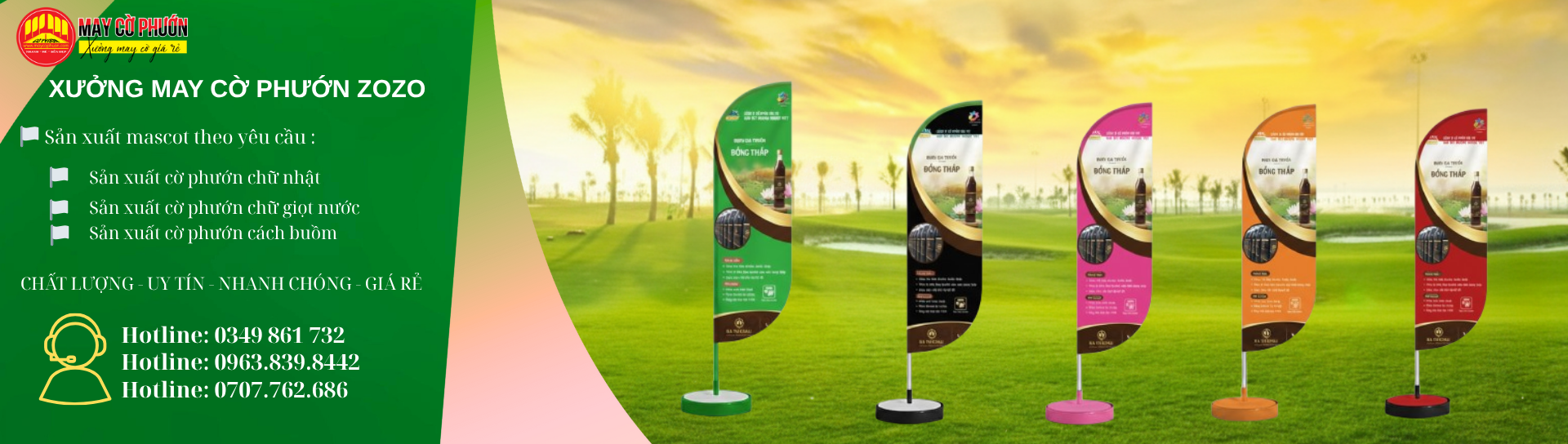 Cờ giọt nước Rượu Truyền Thống Đồng Tháp