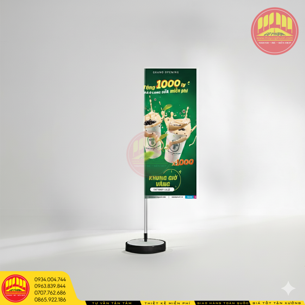 Cờ phướn chữ nhật thân inox đế bê tông 9 Gemini Generated Image ynvnokynvnokynvn