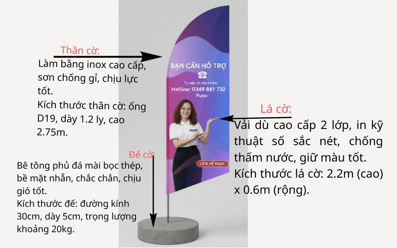 Cờ phướn cách buồm sự kiện 21 Cờ phướn cách buồm sự kiện