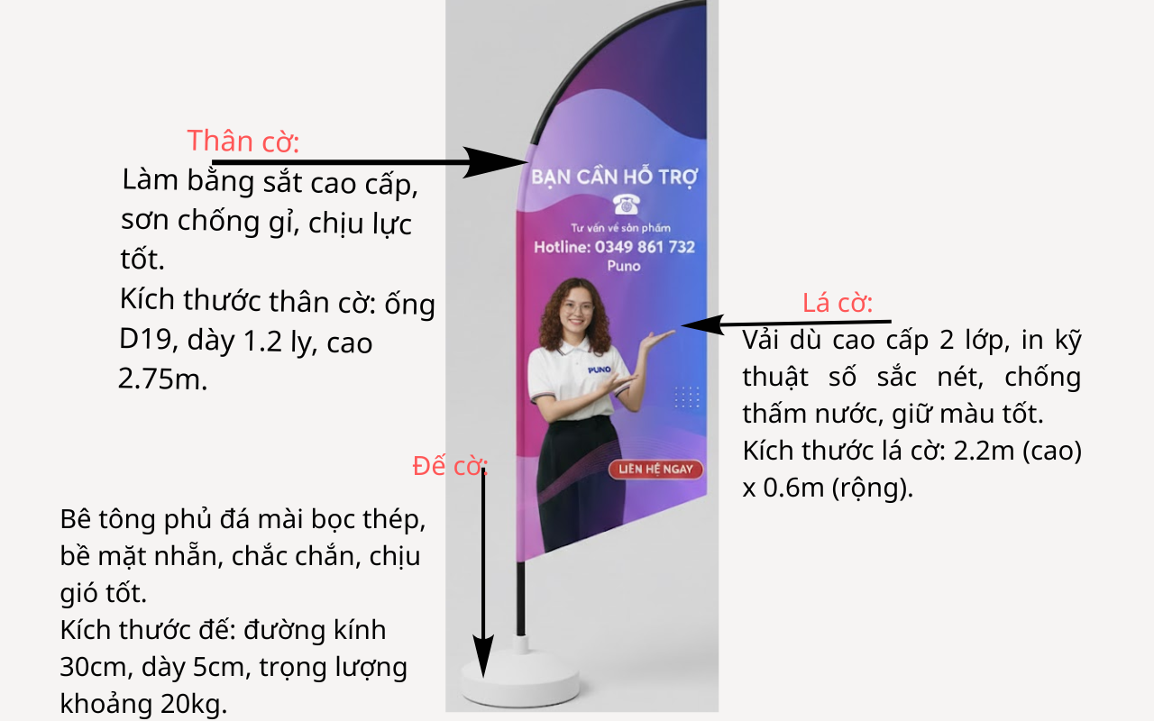 Cờ phướn cách buồm sự kiện 22 Cờ phướn cách buồm sự kiện