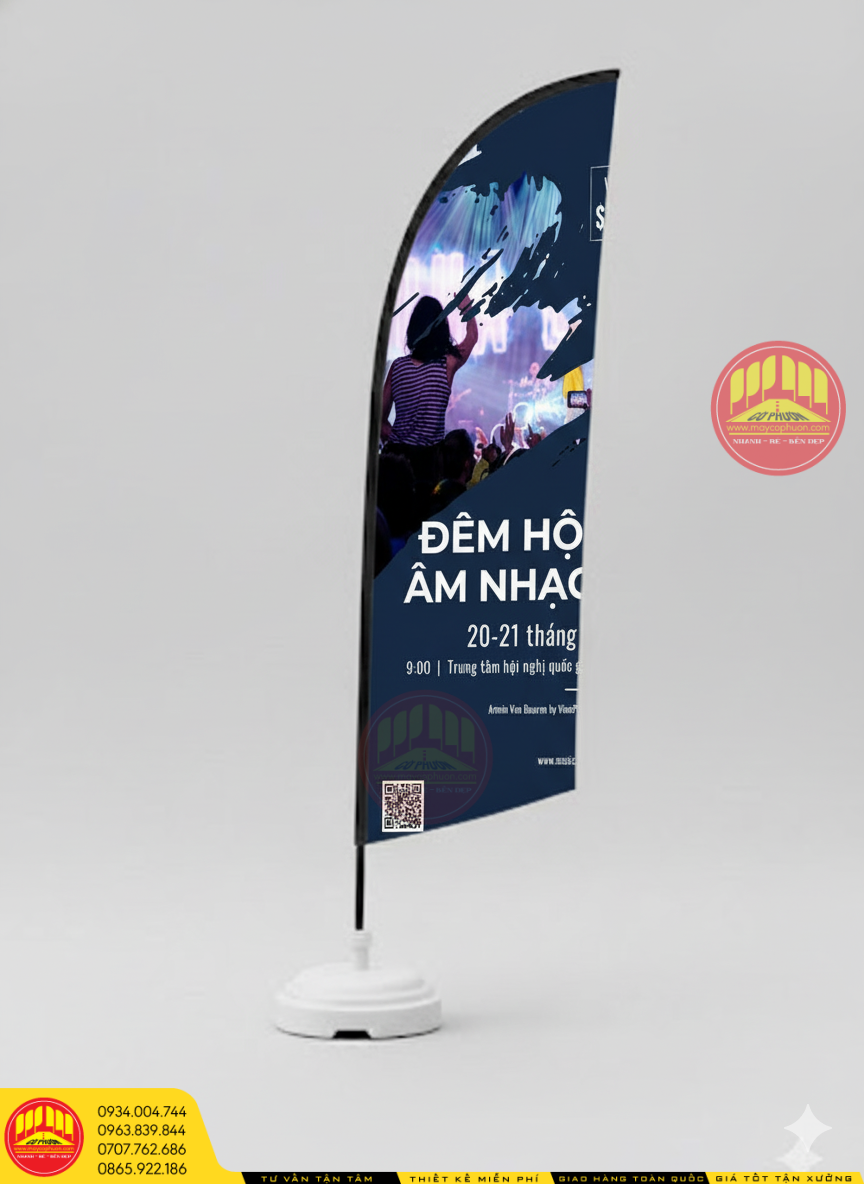 10+ Mẫu Cờ Phướn Quảng Cáo Đẹp – Nhận May, In Cờ Phướn Theo Yêu Cầu 3 May cờ phướn TP.HCM theo yêu cầu
