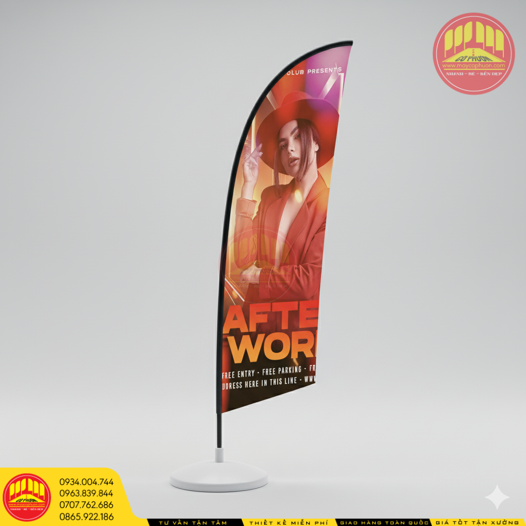 Cờ phướn idol 3 may co phuon 9